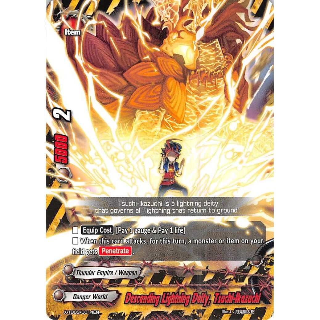 Image for Descending Lightning Deity, Tsuchi-Ikazuchi (X-TD03/0014EN) (X-TD03) - Future Card BuddyFight