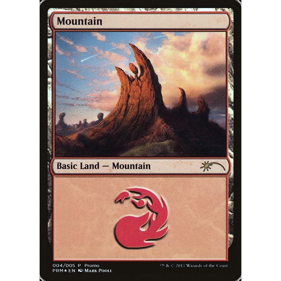 Image for Mountain (2017 Gift Pack - Poole) (4) (GBP) - Magic: The Gathering