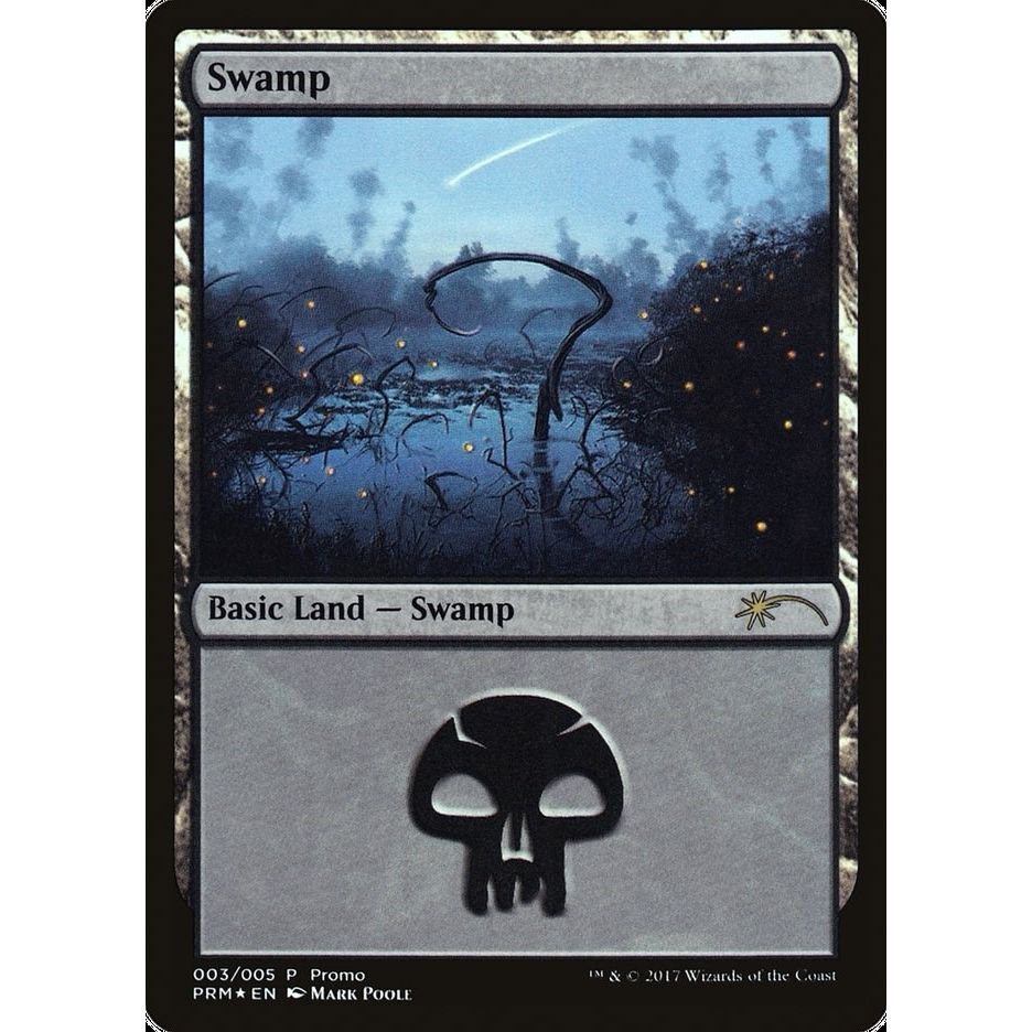 Image for Swamp (2017 Gift Pack - Poole) (3) (GBP) - Magic: The Gathering