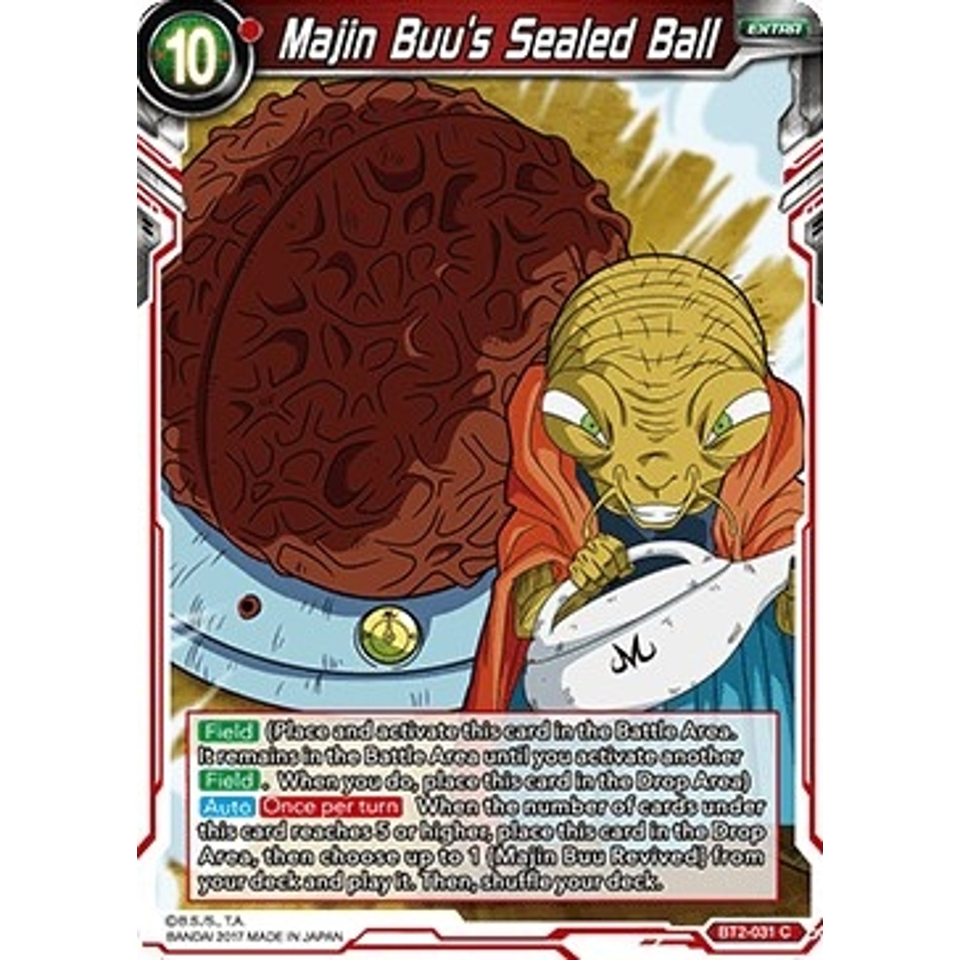 Image for Majin Buu's Sealed Ball (BT2-031) (DBS-B02) - Dragon Ball Super: Masters