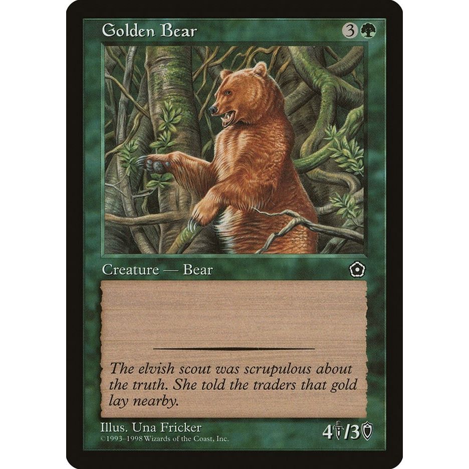 Image for Golden Bear (P02) - Magic: The Gathering