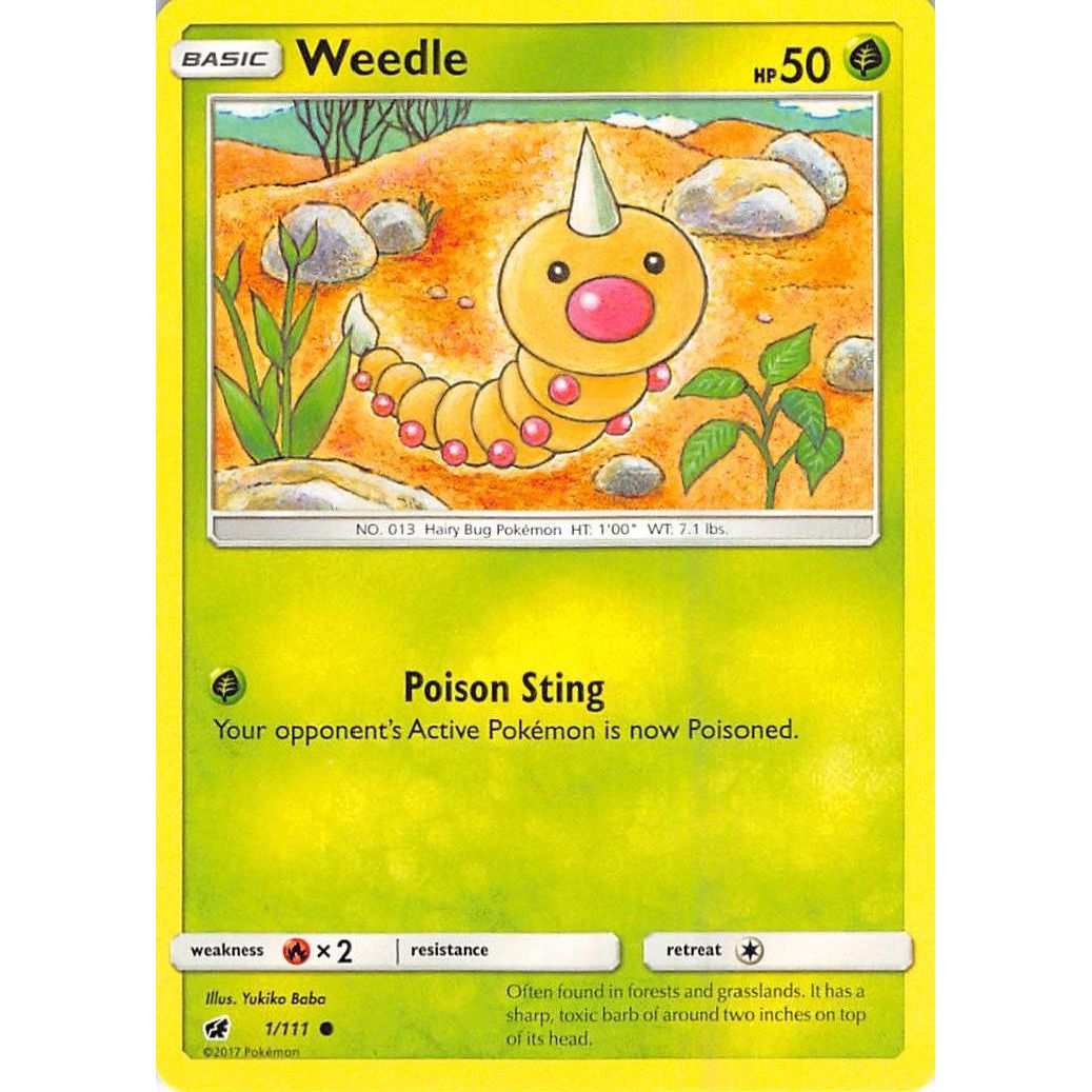 Image for Weedle (1/111) (SM04) - Pokemon
