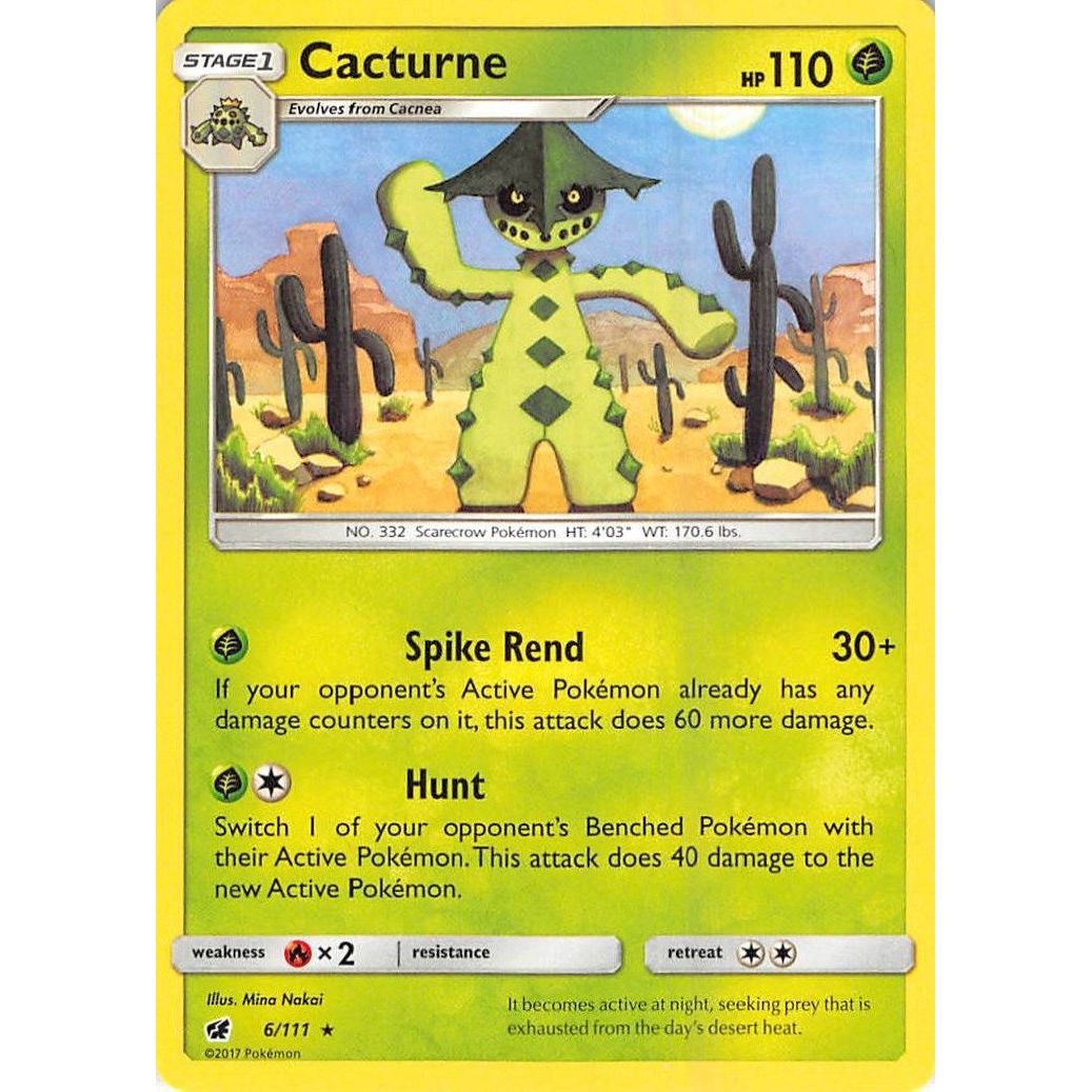 Image for Cacturne (6/111) (SM04) - Pokemon
