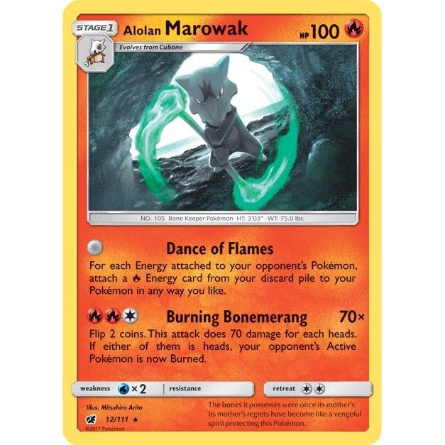 Image for Alolan Marowak (12/111) (SM04) - Pokemon