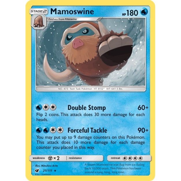Image for Mamoswine (21/111) (SM04) - Pokemon