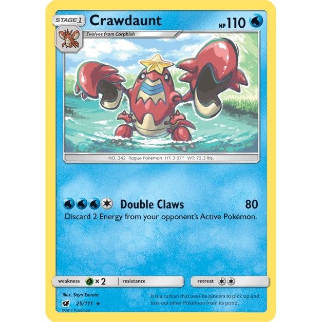 Image for Crawdaunt (25/111) (SM04) - Pokemon