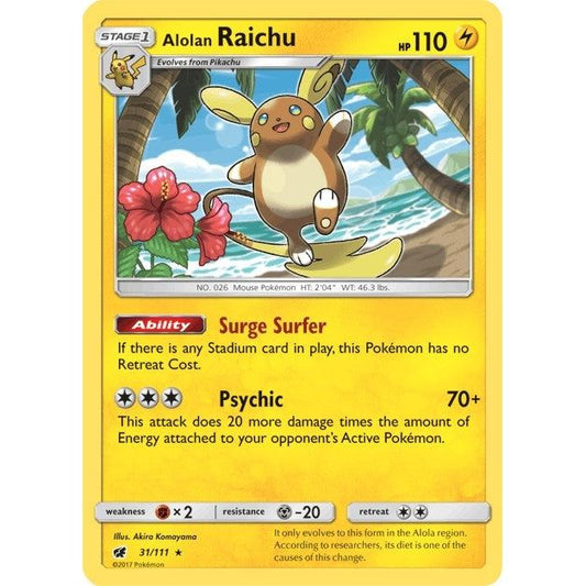 Image for Alolan Raichu (31/111) (SM04) - Pokemon