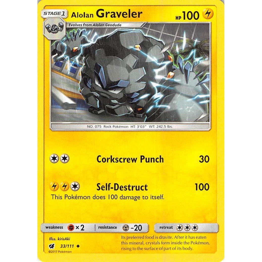 Image for Alolan Graveler (33/111) (SM04) - Pokemon