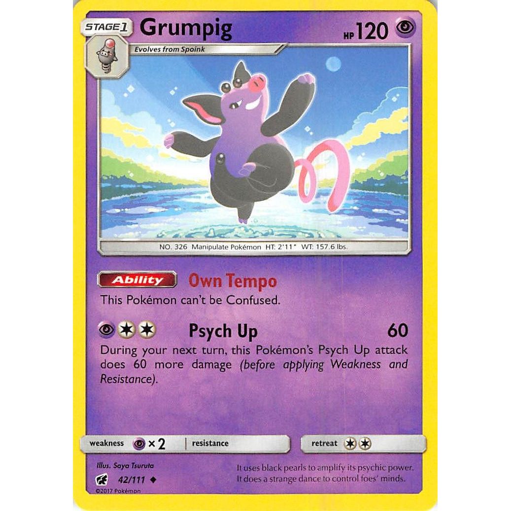Image for Grumpig (42/111) (SM04) - Pokemon