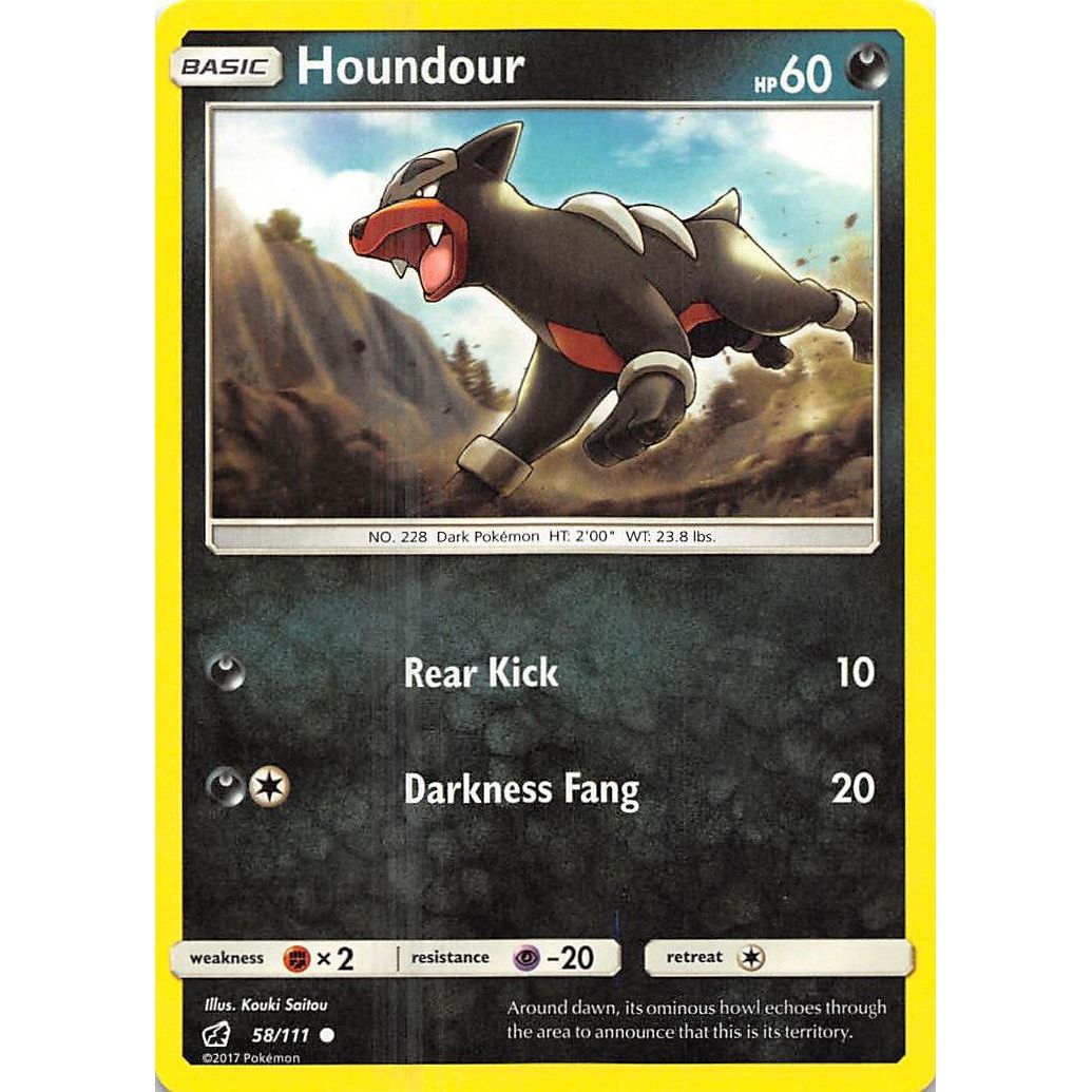 Image for Houndour (58/111) (SM04) - Pokemon