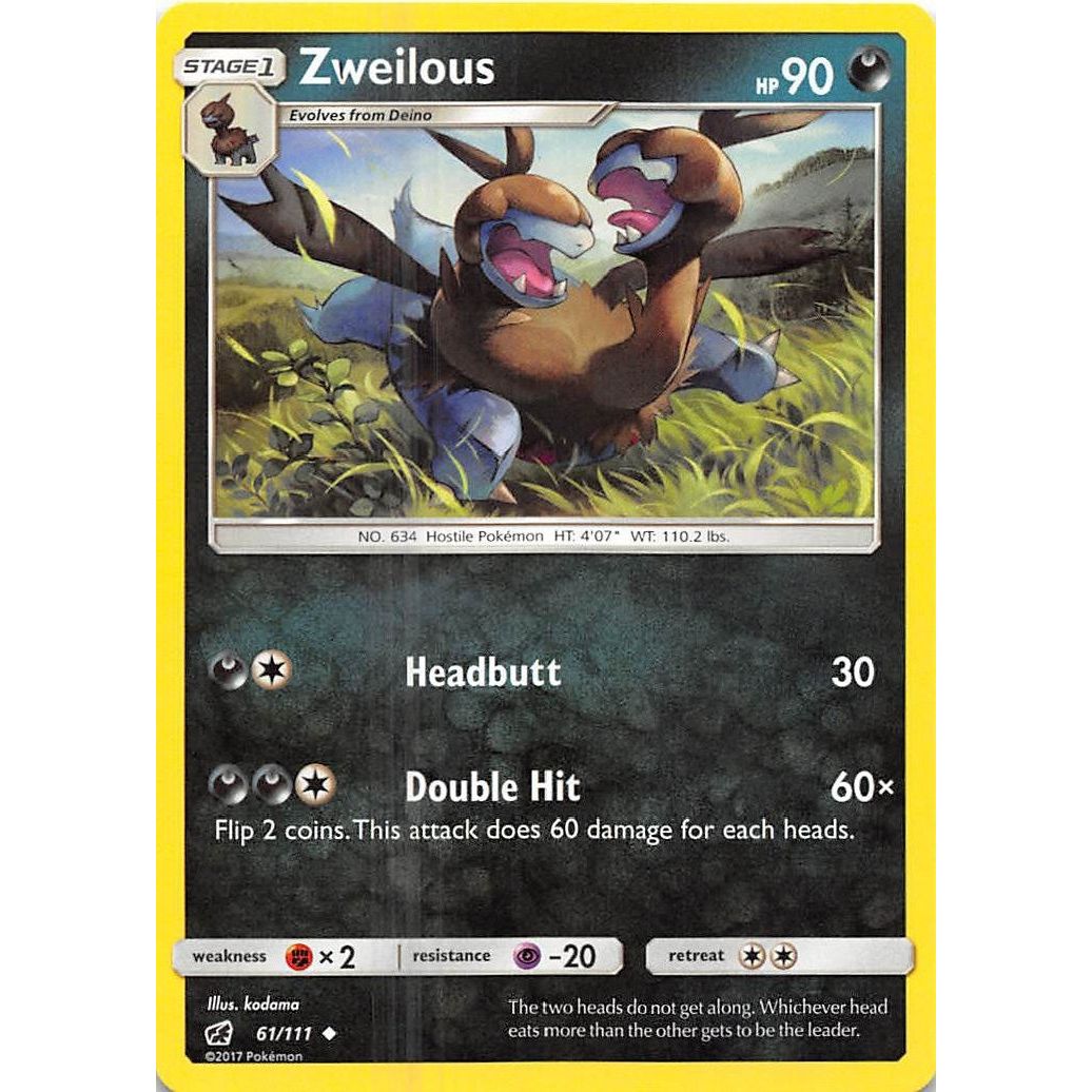 Image for Zweilous (61/111) (SM04) - Pokemon