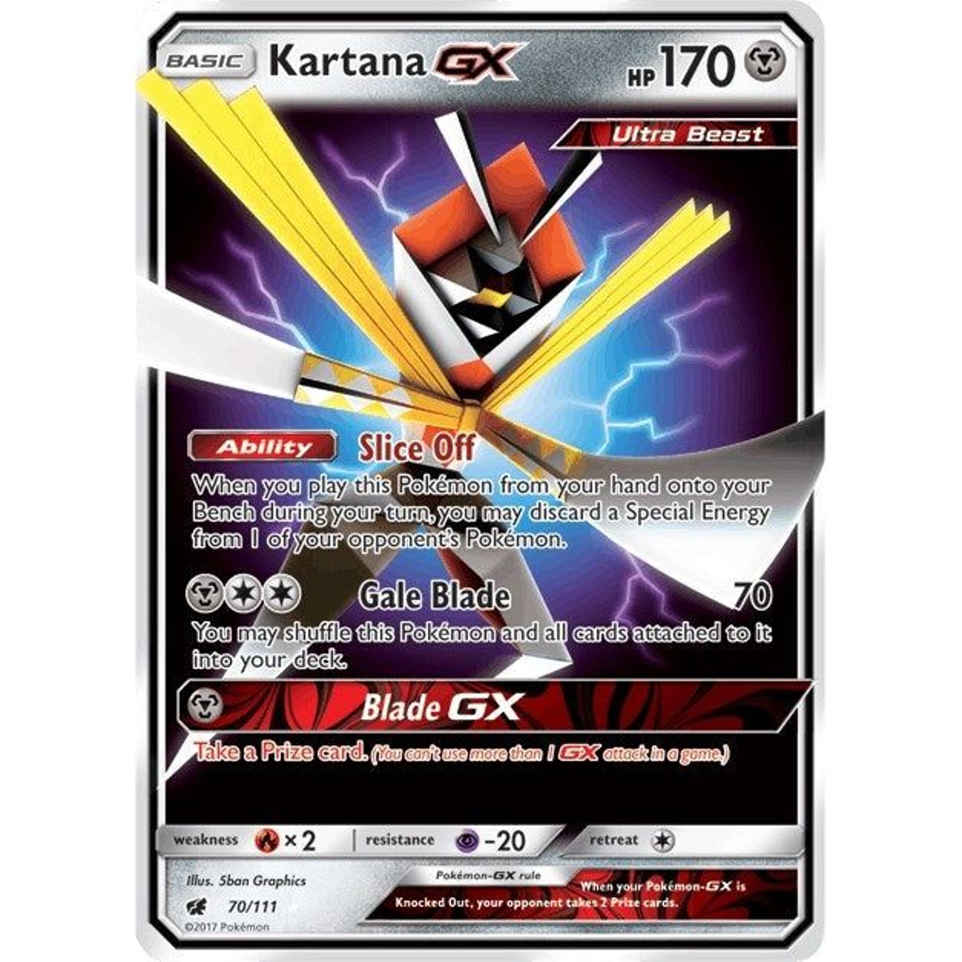 Image for Kartana GX (70/111) (SM04) - Pokemon