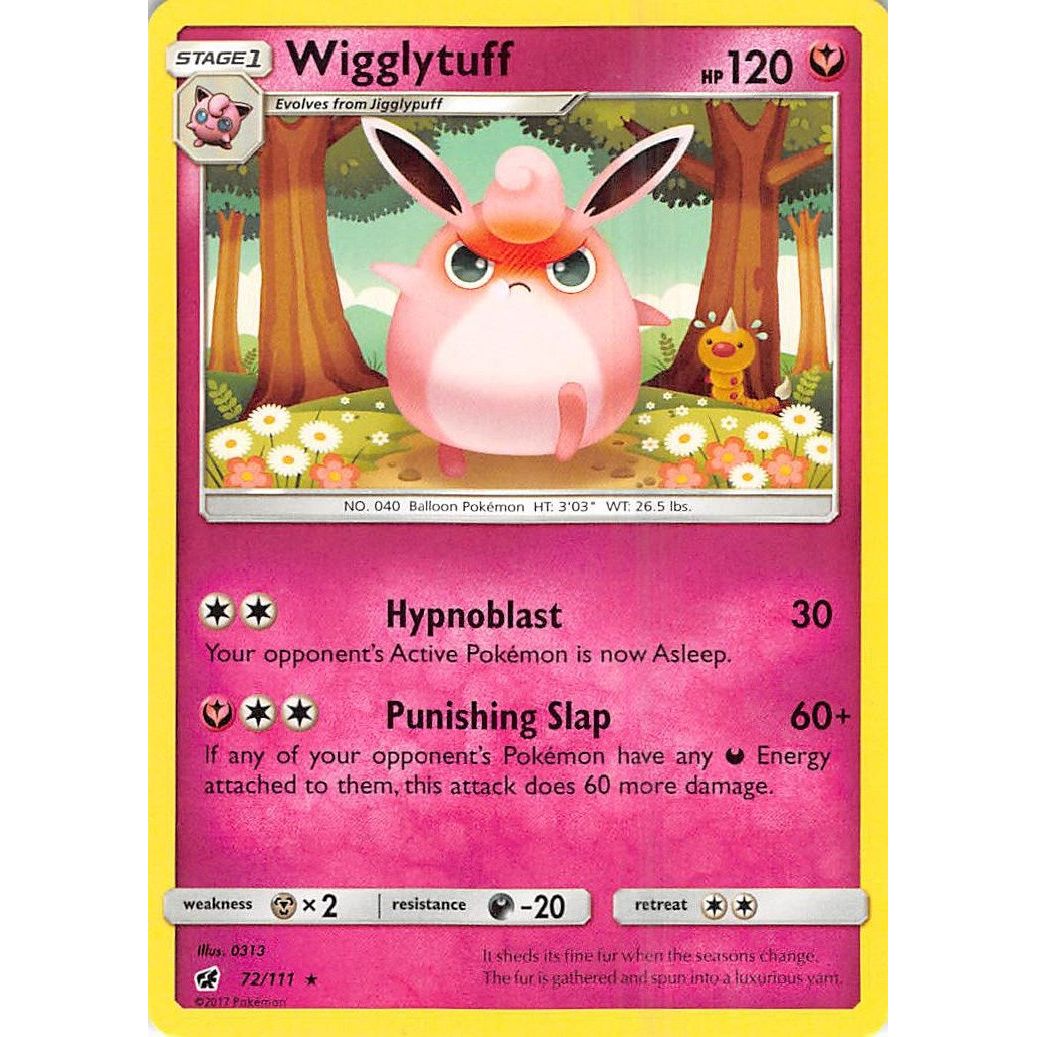 Image for Wigglytuff (72/111) (SM04) - Pokemon