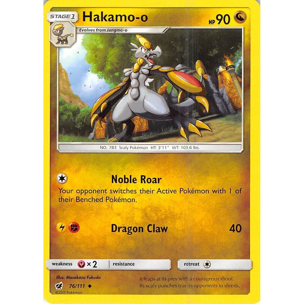 Image for Hakamo-o (76/111) (SM04) - Pokemon