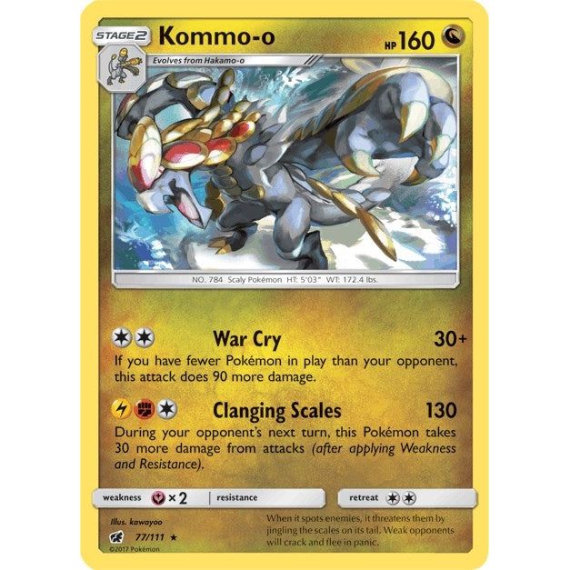Image for Kommo-o (77/111) (SM04) - Pokemon