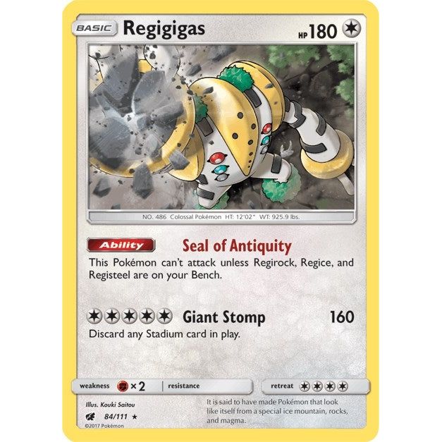 Image for Regigigas (84/111) (SM04) - Pokemon