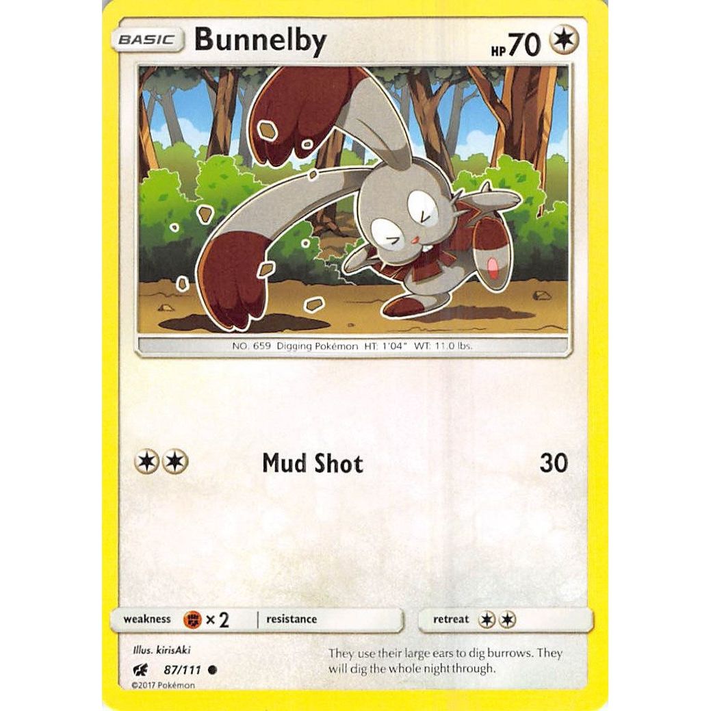 Image for Bunnelby (87/111) (SM04) - Pokemon
