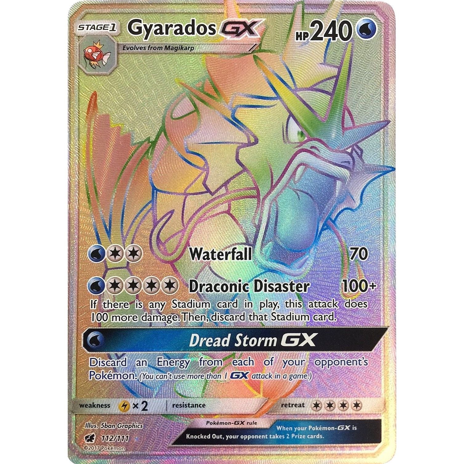 Image for Gyarados GX (Secret) (112/111) (SM04) - Pokemon