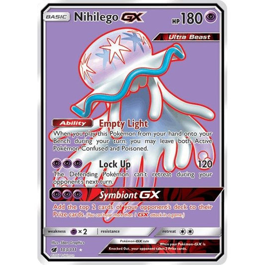 Image for Nihilego GX (Full Art) (103/111) (SM04) - Pokemon
