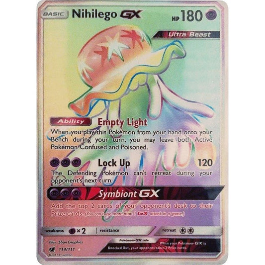 Image for Nihilego GX (Secret) (114/111) (SM04) - Pokemon