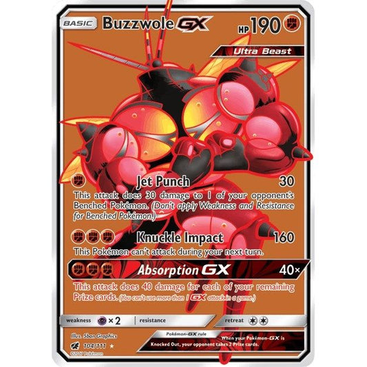 Image for Buzzwole GX (Full Art) (104/111) (SM04) - Pokemon