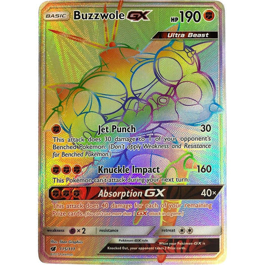 Image for Buzzwole GX (Secret) (115/111) (SM04) - Pokemon