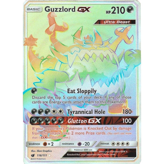Image for Guzzlord GX (Secret) (116/111) (SM04) - Pokemon
