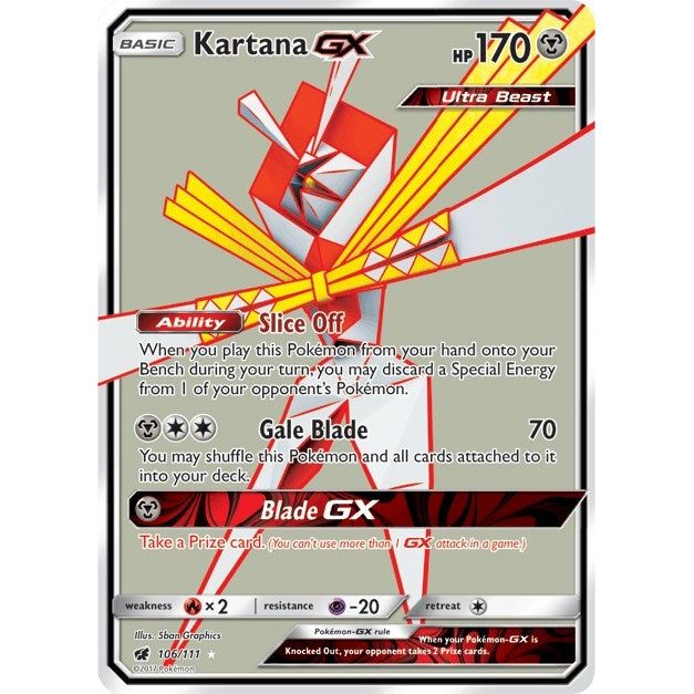 Image for Kartana GX (Full Art) (106/111) (SM04) - Pokemon