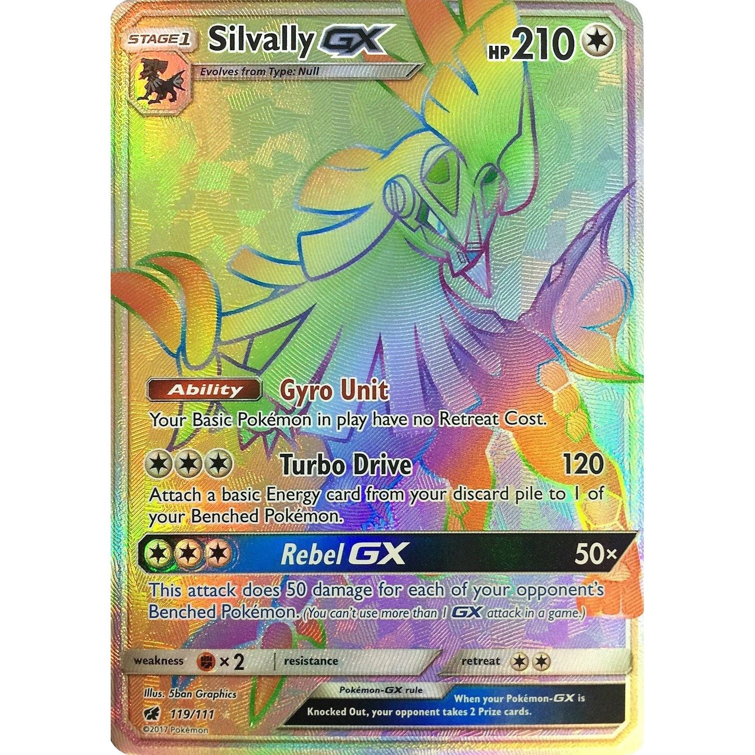 Image for Silvally GX (Secret) (119/111) (SM04) - Pokemon