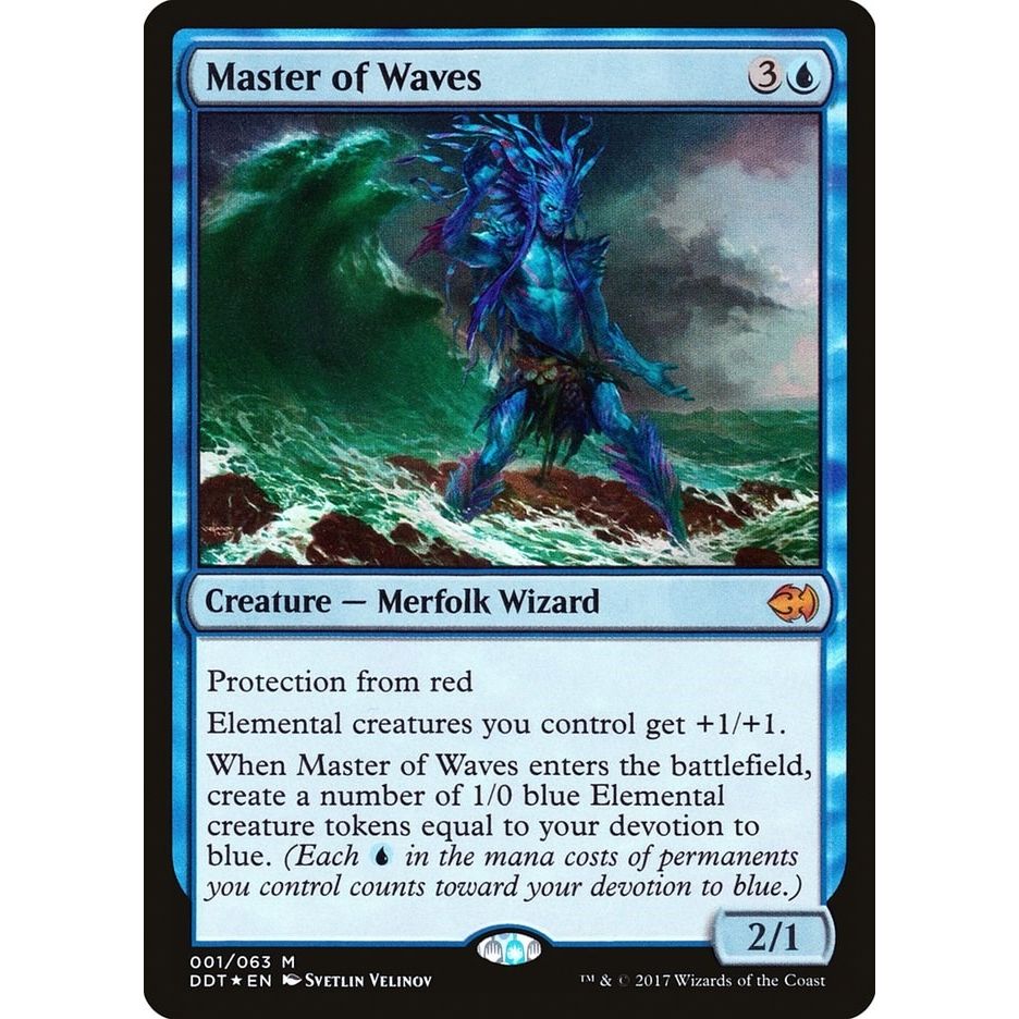 Image for Master of Waves (1) (DDT) - Magic: The Gathering
