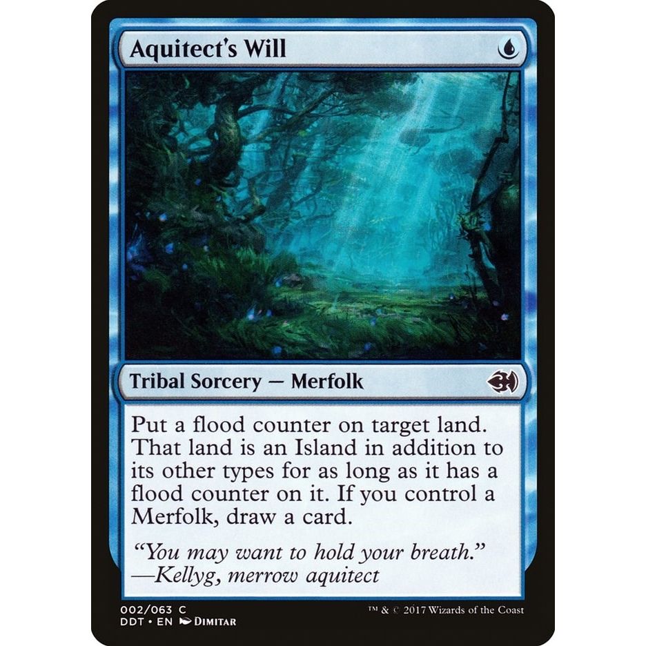 Image for Aquitect's Will (2) (DDT) - Magic: The Gathering