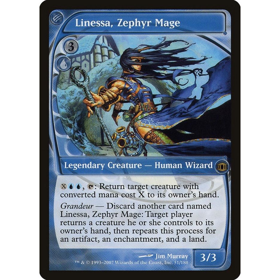 Image for Linessa, Zephyr Mage (51) (FUT) - Magic: The Gathering