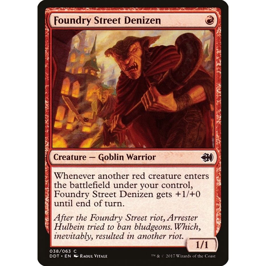 Image for Foundry Street Denizen (38) (DDT) - Magic: The Gathering