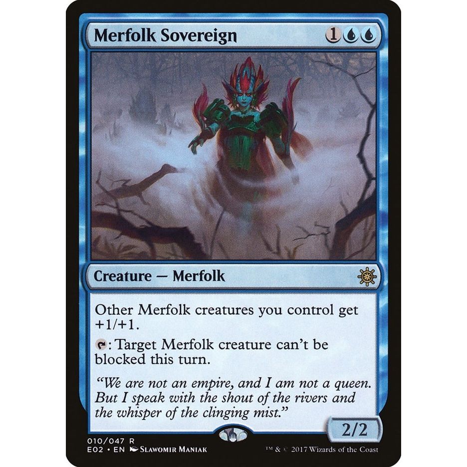 Image for Merfolk Sovereign (10) (E02) - Magic: The Gathering