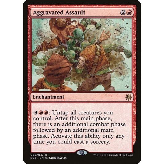 Image for Aggravated Assault (25) (E02) - Magic: The Gathering