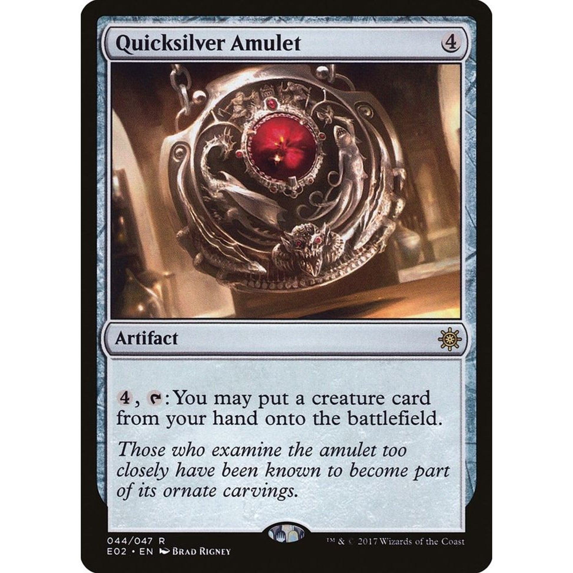 Image for Quicksilver Amulet (44) (E02) - Magic: The Gathering