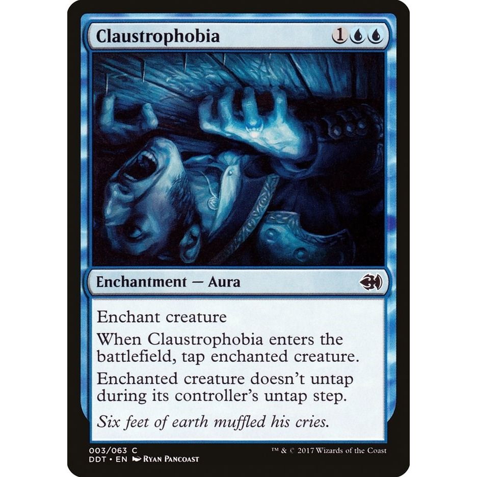 Image for Claustrophobia (3) (DDT) - Magic: The Gathering
