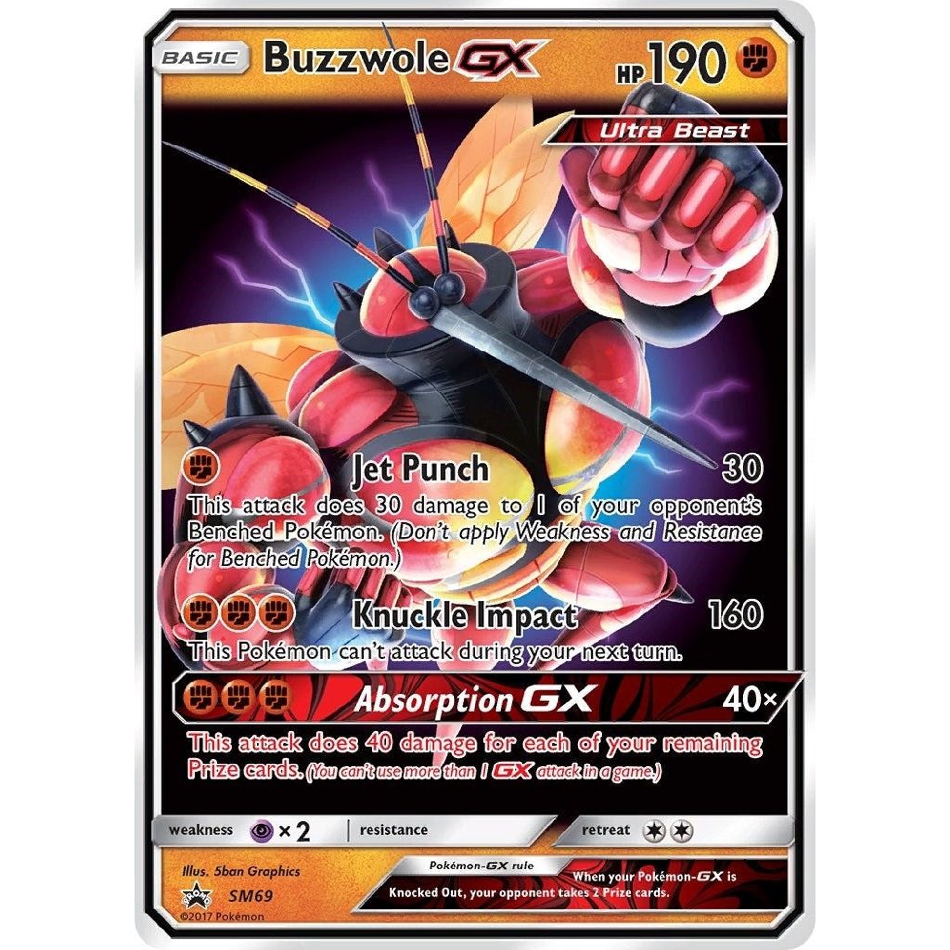 Image for Buzzwole GX - SM69 (SM69) (SMP) - Pokemon