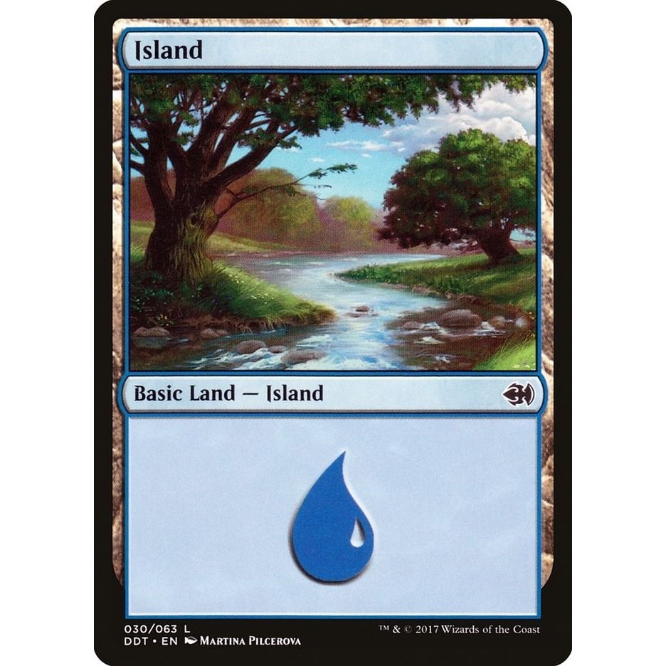 Image for Island (030) (30) (DDT) - Magic: The Gathering