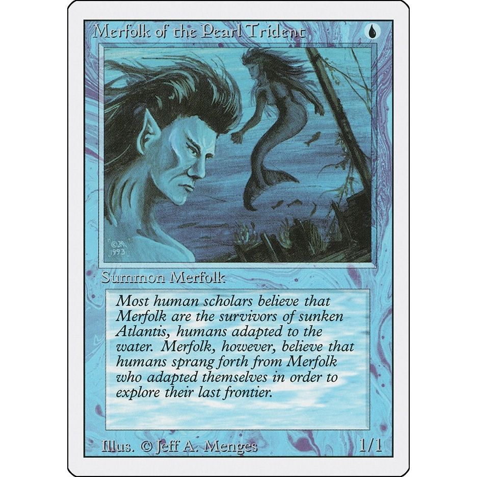 Image for Merfolk of the Pearl Trident (3ED) - Magic: The Gathering