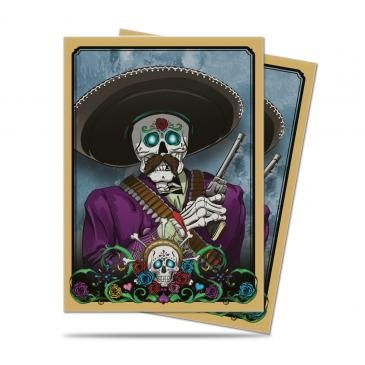 Image for Dia De Los Muertos Mariachi Standard Size Deck Protector Sleeves (50-Pack) - Card Sleeves