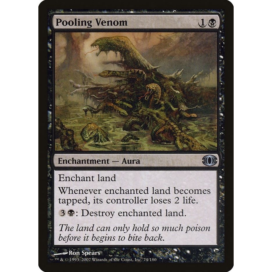 Image for Pooling Venom (74) (FUT) - Magic: The Gathering