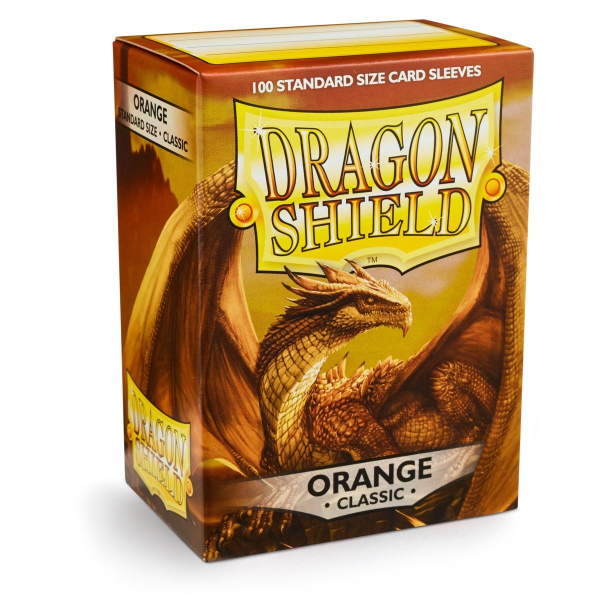 Image for Dragon Shield Classic - Orange (100-Pack) - Card Sleeves