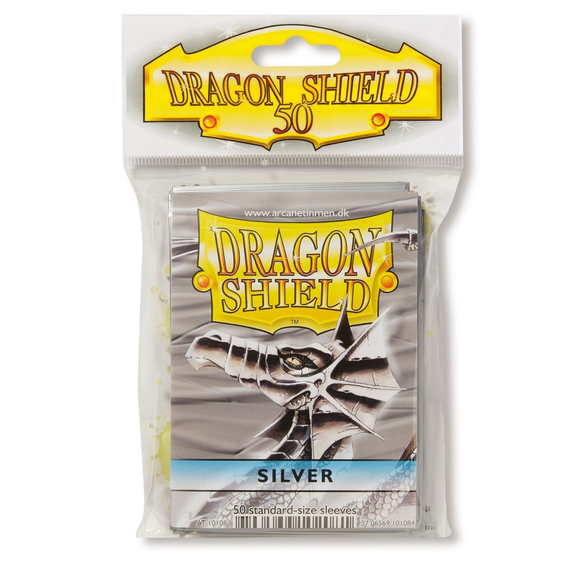 Image for Dragon Shield Classic - Silver (50-Pack) - Card Sleeves