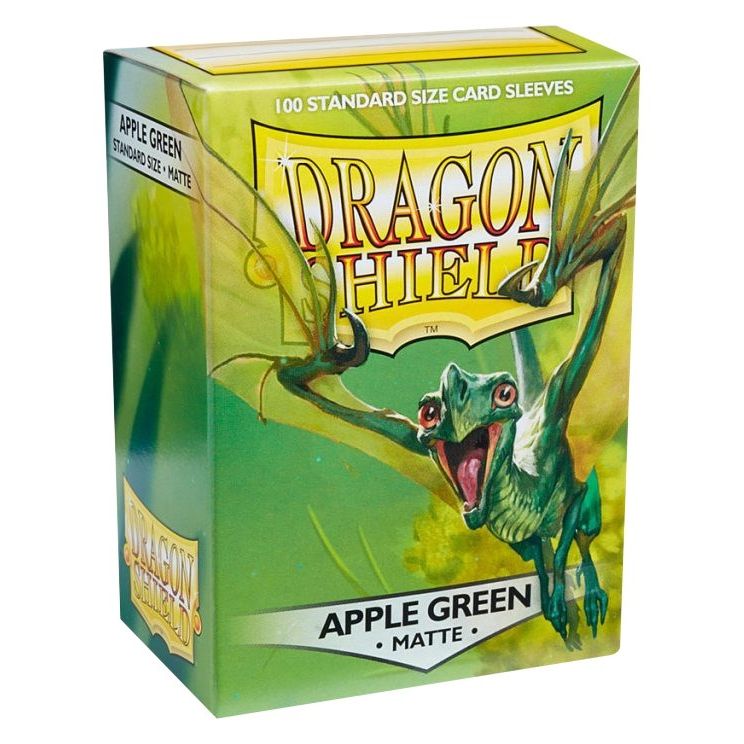 Image for Dragon Shield Matte Sleeves - Apple Green (100-Pack) - Card Sleeves