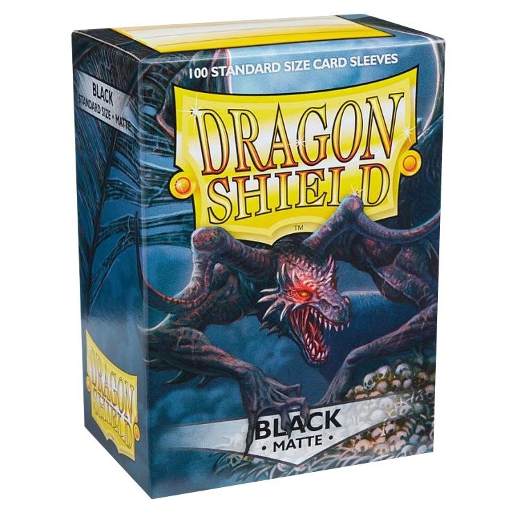 Image for Dragon Shield Matte Sleeves - Black (100-Pack) - Card Sleeves