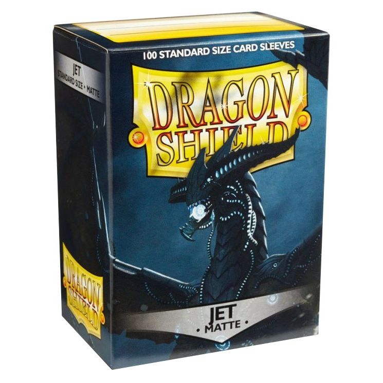 Image for Dragon Shield Matte Sleeves - Jet (100-Pack) - Card Sleeves