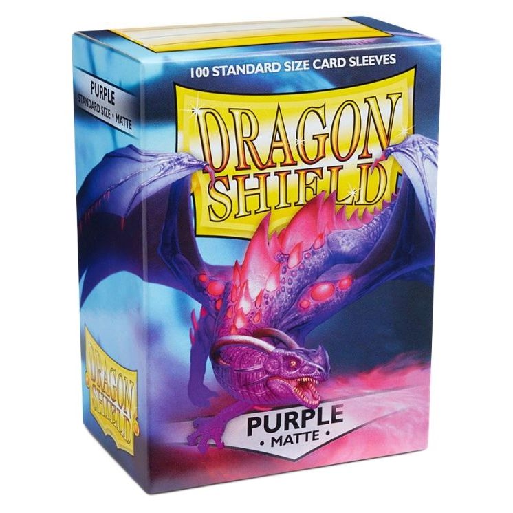 Image for Dragon Shield Matte Sleeves - Purple (100-Pack) - Card Sleeves