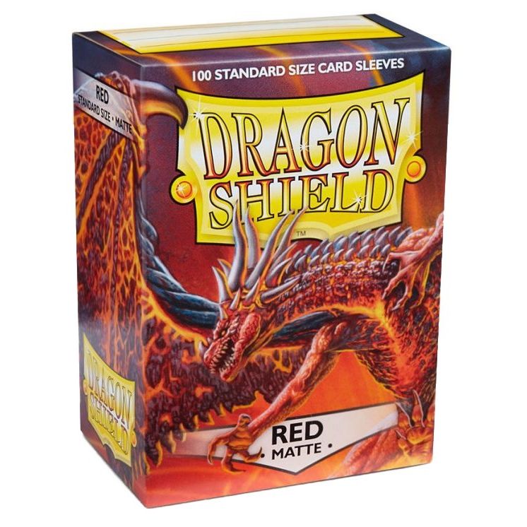 Image for Dragon Shield Matte Sleeves - Red (100-Pack) - Card Sleeves