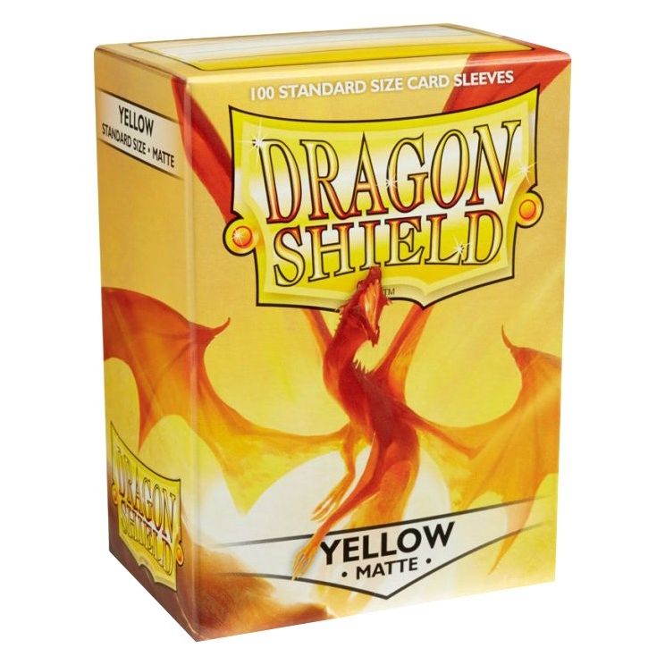Image for Dragon Shield Matte Sleeves - Yellow (100-Pack) - Card Sleeves